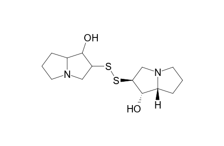 1H-Pyrrolizin-1-ol, 2,2'-dithiobis[hexahydro-, [1.alpha.,2.beta.(1S*,2S*,7aR*),7a.beta.]-