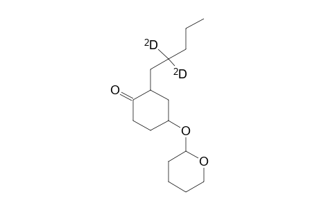2-(2,2-Dideutero-pentyl)-4-(tetrahydro-2H-pyran-2-yloxy)cyclohexanone
