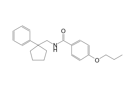 N-[(1-phenylcyclopentyl)methyl]-4-propoxybenzamide