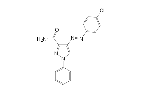 1-[(p-Chlorophenylhydrazono)-4-(phenylazo)-1H-pyrazol-3-carboxylic Acid