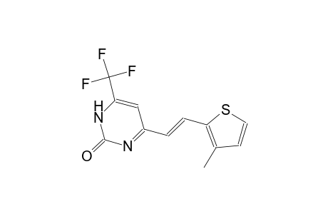 4-[(E)-2-(3-methyl-2-thienyl)ethenyl]-6-(trifluoromethyl)-2(1H)-pyrimidinone