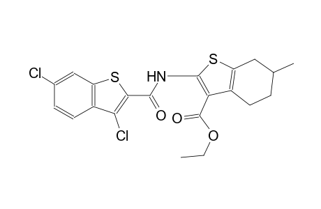 ethyl 2-{[(3,6-dichloro-1-benzothien-2-yl)carbonyl]amino}-6-methyl-4,5,6,7-tetrahydro-1-benzothiophene-3-carboxylate