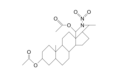 (20S)-N-Nitro-18,20-epimino-5a-pregnane-3b,18-diol diacetate