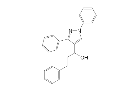 1-(1H-1,3-Diphenylpyrazol-4-yl)-3-phenylpropan-1-ol