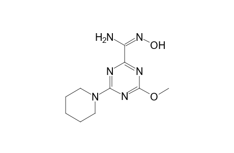 N'-hydroxy-4-methoxy-6-(1-piperidinyl)-1,3,5-triazine-2-carboximidamide