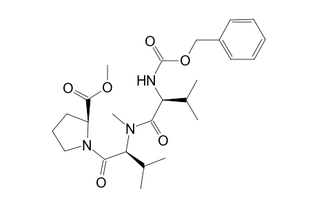 (2S)-1-[(2S)-2-[[(2S)-2-(benzyloxycarbonylamino)-3-methyl-butanoyl]-methyl-amino]-3-methyl-butanoyl]pyrrolidine-2-carboxylic acid methyl ester
