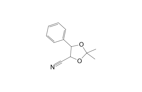 (2S,3S)-4-Cyano-2,2-dimethyl-5-phenyl-1,3-dioxolane