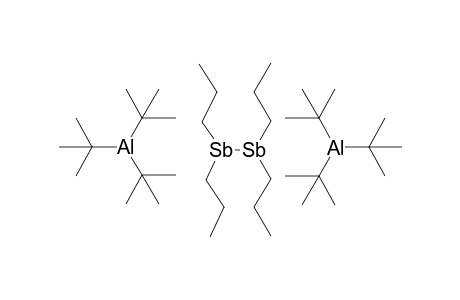 Bis(tritert-butylalumane) dipropylstibanyl(dipropyl)stibane