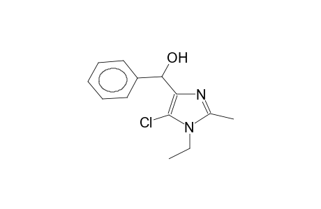 1-ethyl-2-methyl-4-(alpha-hydroxybenzyl)-5-chloroimidazole