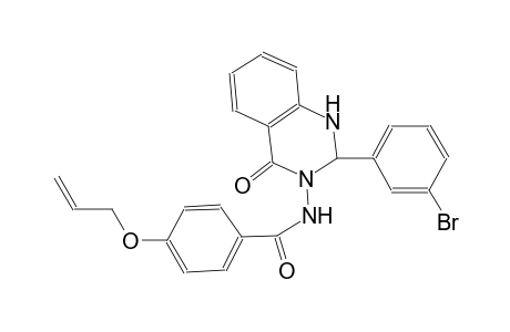 4-(allyloxy)-N-(2-(3-bromophenyl)-4-oxo-1,4-dihydro-3(2H)-quinazolinyl)benzamide