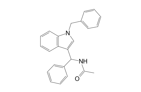 N-[(1-Benzyl-1H-indol-3-yl)(phenyl)methyl]acetamide