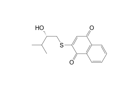 (S)-2-(2-hydroxy-3-methylbutylthio)naphthalene-1,4-dione