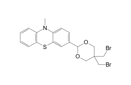 3-(5,5-Bis(bromomethyl)-1,3-dioxan-2-yl)-10-methyl-10Hphenothiazine