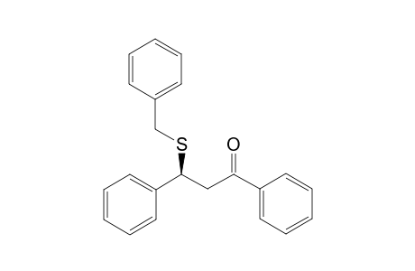 (S)-3-Benzylsulfanyl-1,3-diphenyl-propan-1-one