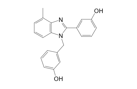 2-(3-Hydroxyphenyl)-1-(3'-hydroxyphenylmethyl)-4-methyl-1H-benzimidazole