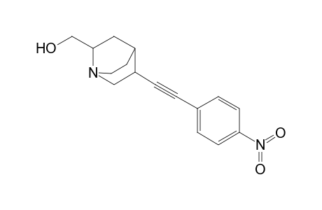 2-Hydroxymethyl-5-(4-nitrophenylethynyl)-1-azabicyclo[2.2.2]octane
