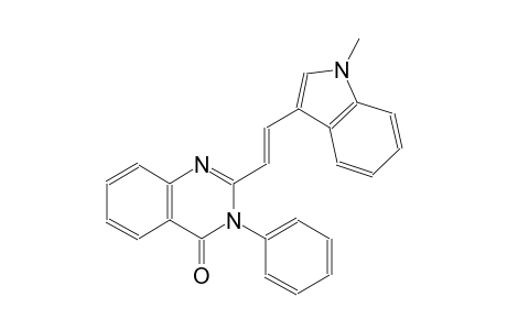 4(3H)-quinazolinone, 2-[(E)-2-(1-methyl-1H-indol-3-yl)ethenyl]-3-phenyl-