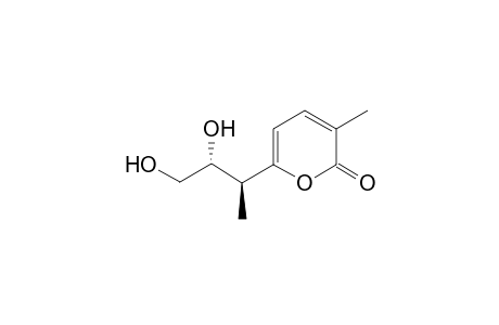 (1'SR,2'RS)-6-(2',3'-dihydroxy-1'-methylpropyl)-3-methyl.alpha.-pyrone