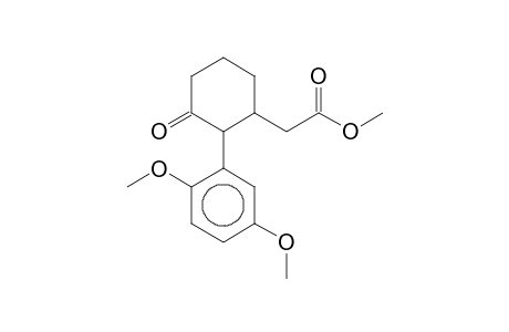 [2-(2,5-Dimethoxyphenyl)-3-oxocyclohexyl]acetic acid, methyl ester