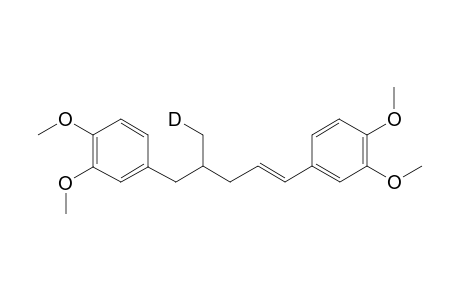 1,2-Dimethoxy-4-[(E)-5'-(3",4"-dimethoxyphenyl)-4'-(methyl-D)-pent-1'-en-1'-yl]benzene