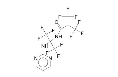3,3,3-Trifluoro-2-(trifluoromethyl)-N-[2,2,2-trifluoro-1-(2-pyrimidinylamino)-1-(trifluoromethyl)ethyl]propionamide