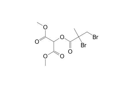 Dimethyl 2-[(2,3-dibromo-2-methylpropanoyl)oxy]malonate