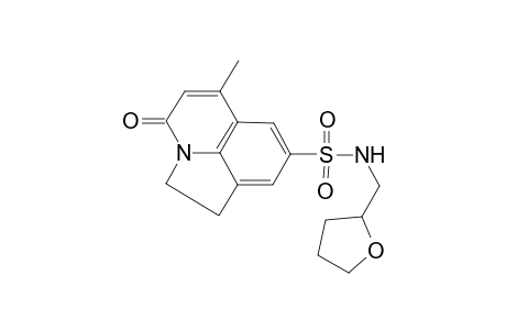 4H-Pyrrolo[3,2,1-ij]quinoline-8-sulfonamide, 1,2-dihydro-6-methyl-4-oxo-N-[(tetrahydro-2-furanyl)methyl]-