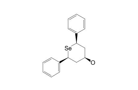 cis-2,cis-6-Diphenylselenan-R-4-ol