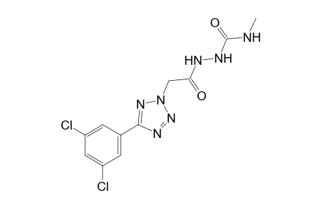 1-{[5-(3,5-dichlorophenyl)-2H-tetrazol-2-yl]acetyl}-4-methylsemicarbazide