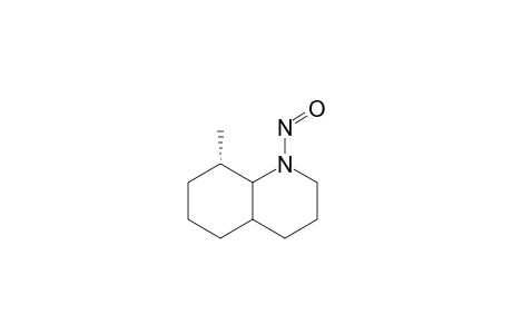 N-Nitroso-8.beta.-methyl-trans-decahydroquinoline