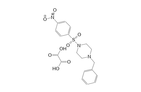 1-benzyl-4-((4-nitrophenyl)sulfonyl)piperazine oxalate