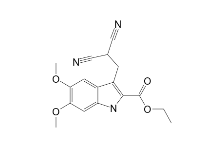 ETHYL-3-(2,2-DICYANOETHYL)-5,6-DIMETHOXY-INDOLE-2-CARBOXYLATE