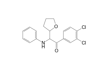 1-(3,4-Dichlorophenyl)-2-(phenylamino)-2-(tetrahydrofuran-2-yl)ethanone