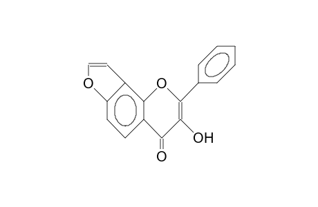 3-Hydroxy-2-phenyl-4H-furo(2,3-H)chromen-4-one