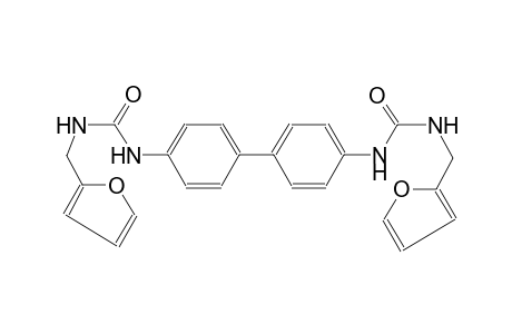 urea, N-(2-furanylmethyl)-N'-[4'-[[[(2-furanylmethyl)amino]carbonyl]amino][1,1'-biphenyl]-4-yl]-