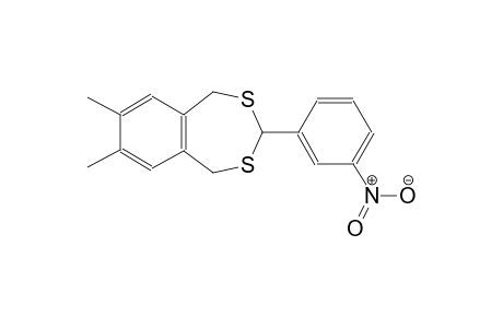 7,8-dimethyl-3-(3-nitrophenyl)-1,5-dihydro-2,4-benzodithiepin