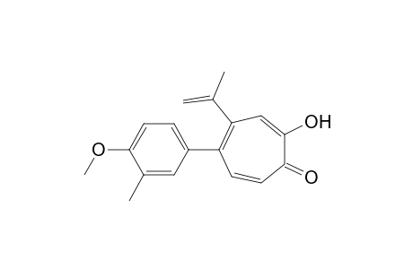 4-Isopropenyl-5-(4-methoxy-3-methylphenyl)tropolone