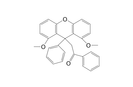 2-(1,8-dimethoxy-9-phenyl-9-xanthenyl)-1-phenylethanone