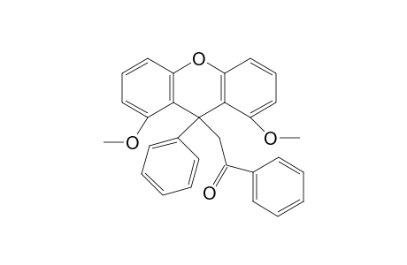 2-(1,8-Dimethoxy-9-phenyl-9-xanthenyl)-1-phenylethanone