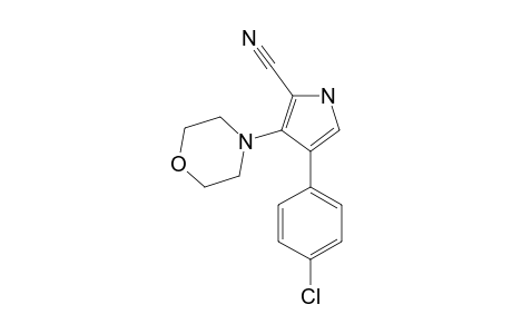 4-(4-chlorophenyl)-3-morpholin-4-yl-1H-pyrrole-2-carbonitrile