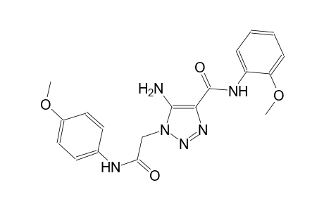 5-amino-1-[2-(4-methoxyanilino)-2-oxoethyl]-N-(2-methoxyphenyl)-1H-1,2,3-triazole-4-carboxamide