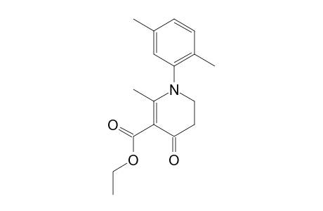 1-(2,5-DIMETHYLPHENYL)-2-METHYL-3-ETHOXYCARBONYL-1,4,5,6-TETRAHYDRO-4-(1-H)-PYRIDONE