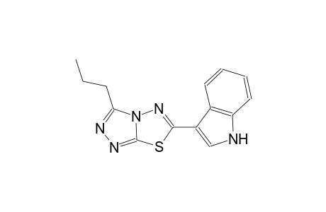 1H-indole, 3-(3-propyl[1,2,4]triazolo[3,4-b][1,3,4]thiadiazol-6-yl)-