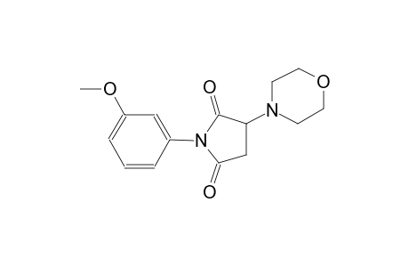 1-(3-methoxyphenyl)-3-(4-morpholinyl)-2,5-pyrrolidinedione