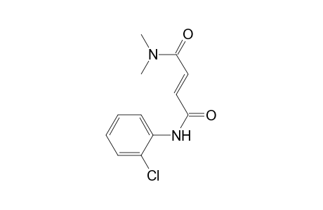 (E)-N-(2-chlorophenyl)-N',N'-dimethyl-2-butenediamide