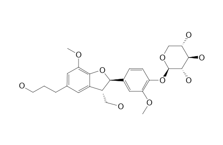 (7R,8S)-DIHYDRODEHYDRO-DICONIFERYL-ALCOHOL-4-BETA-D-XYLOPYRANOSIDE