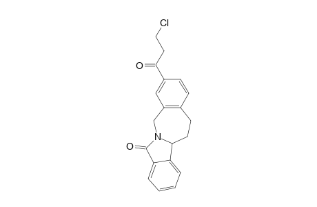 3-(3-CHLORO-1-OXOPROPYL)-7,11B,12,13-TETRAHYDRO-5H-ISOINDOLO-[2,1-B]-[2]-BENZAZEPIN-7-ONE
