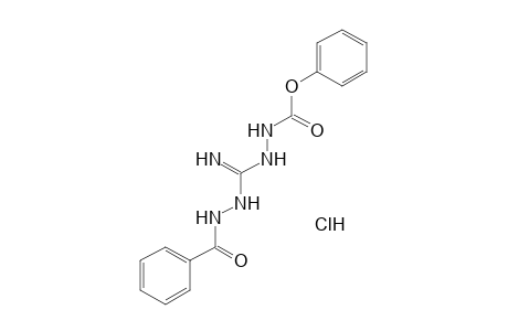 1-BENZAMIDO-3-(PHENOXYFORMAMIDO)GUANIDINE, HYDROCHLORIDE