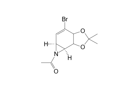 (1S,4S,5S,6S)-7-acetyl-3-bromo-4,5-isopropylidenedioxy-7-azabicyclo[4.1.0]hept-2-ene