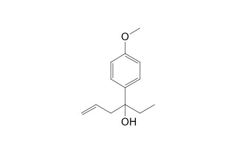 3-(4-Methoxyphenyl)hex-5-en-3-ol